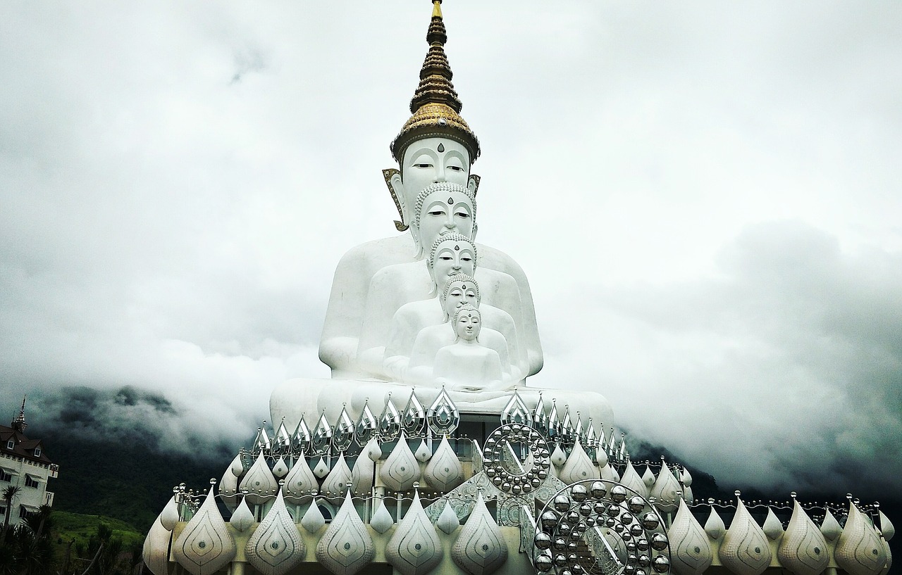 Buda, Khao Kho, Tailandas, Rūkas, Dangus, พระ, Nemokamos Nuotraukos,  Nemokama Licenzija