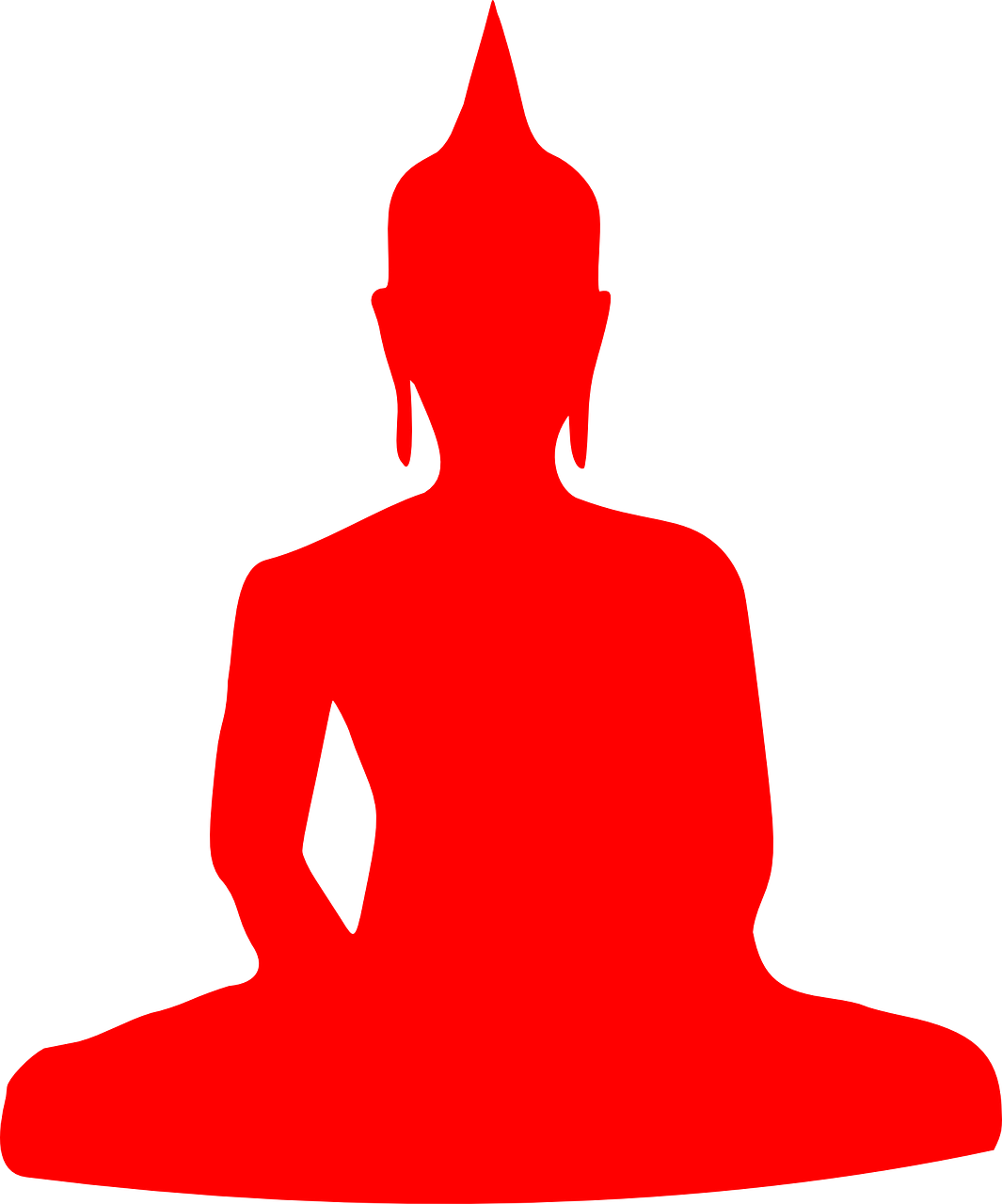 Buda, Meditacija, Medituoti, Zen, Budizmas, Raudona, Sėdi, Asian, Siluetas, Tailandas