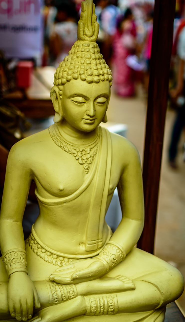 Buda, Budos Galva, Vienuolynas, Budizmas, Statula, Auksas, Kultūra, Harmonija, Zen, Taika