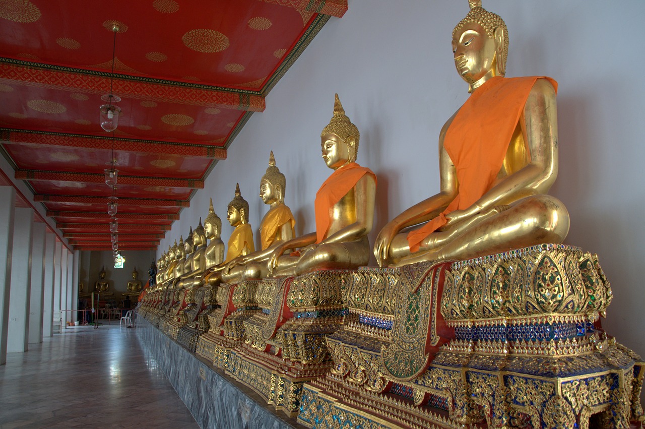 Buda, Tailandas, Šventykla, Budizmas, Religija, Senovės, Asian, Budistinis, Kelionė, Auksas