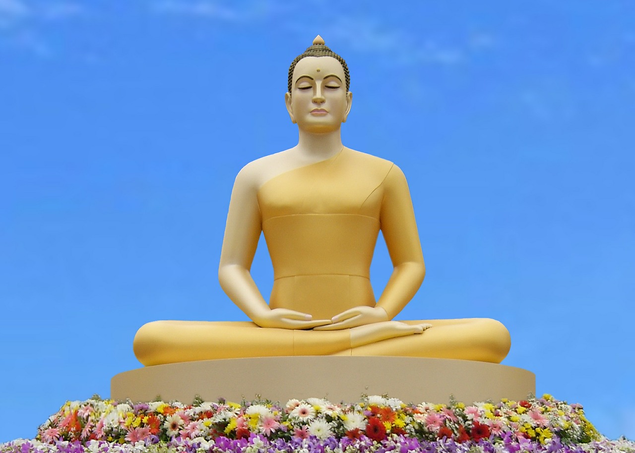 Buda, Budistams, Medituoti, Wat, Phra Dhammakaya, Tailandas, Auksas, Meditacija, Taika, Zen
