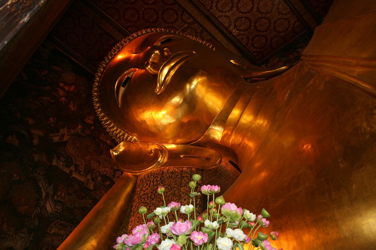 Buda, Gulėti Buda, Atsitraukiama Buda, Bangkokas, Nemokamos Nuotraukos,  Nemokama Licenzija