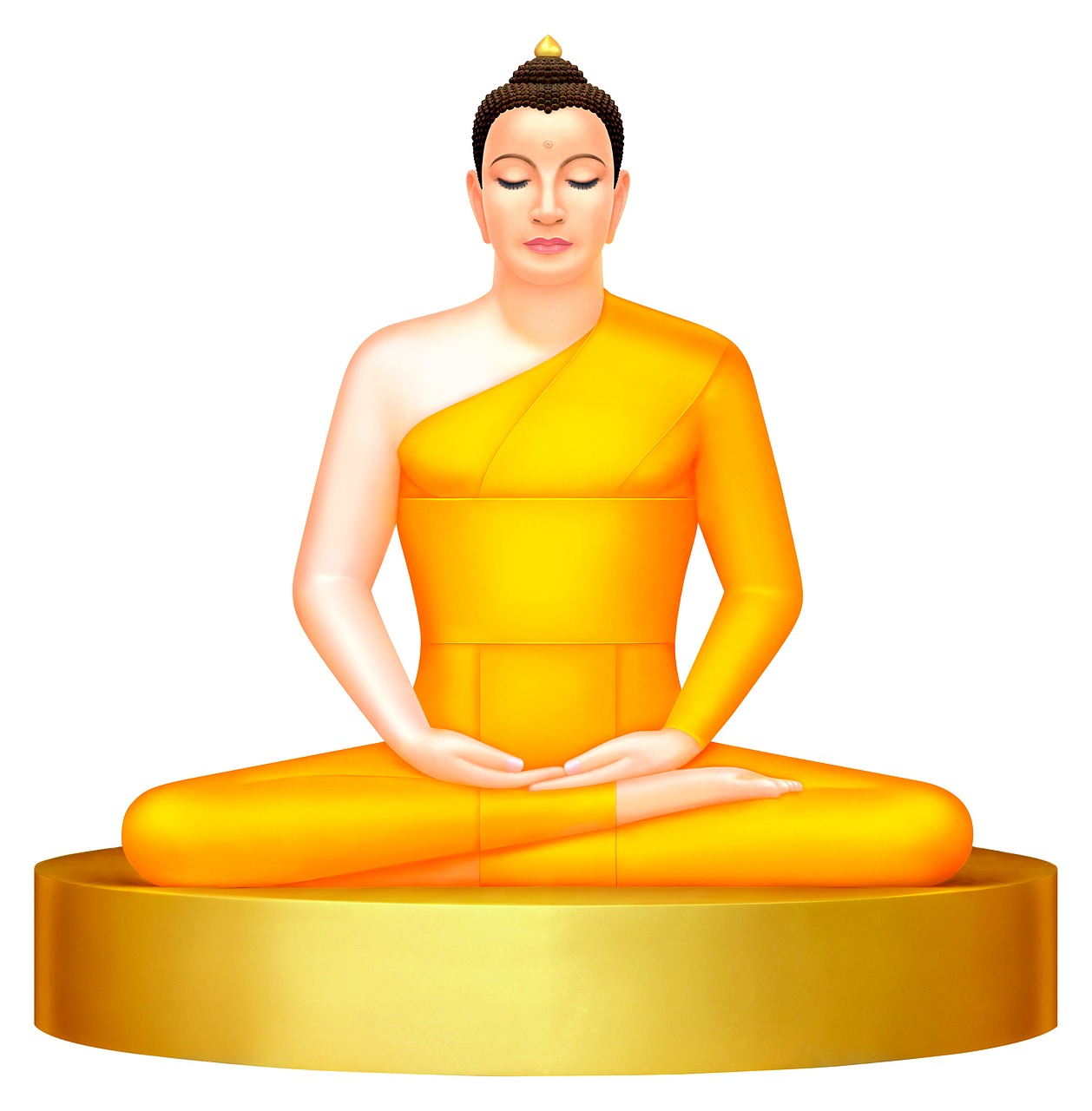 Buda, Budizmas, Wat, Šventykla, Auksas, Tailandas, Medituoti, Meditacija, Taika, Harmonija