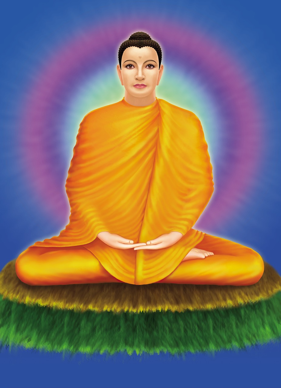 Buda, Budizmas, Wat, Šventykla, Auksas, Tailandas, Medituoti, Meditacija, Taika, Harmonija