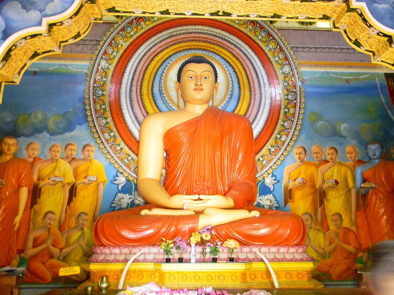 Buda, Šri Lanka, Šventykla, Budizmas, Religija, Architektūra, Kultūra, Statula, Budistinis, Skulptūra