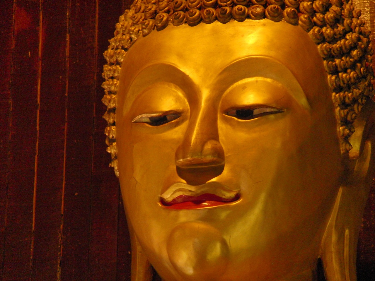 Buda, Budda, Tailandas, Chiang Mai, Šventykla, Budizmas, Auksas, Religija, Šypsena, Šventas