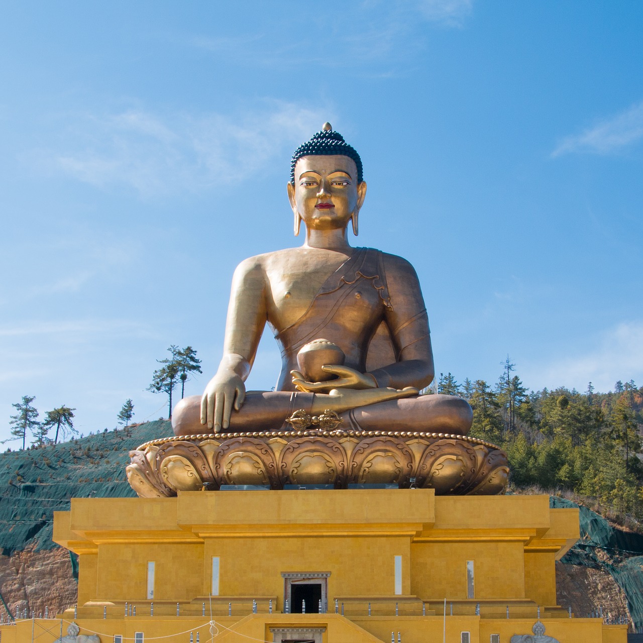 Buddha Dordenma Statula, Buda, Gautam Buda, Budizmas, Butanas, Nemokamos Nuotraukos,  Nemokama Licenzija