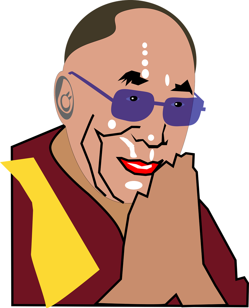 Budizmas, Dalai Lama, Lama, Spritiuell Budizmo Galvą, Tibetas, Nemokama Vektorinė Grafika, Nemokamos Nuotraukos,  Nemokama Licenzija