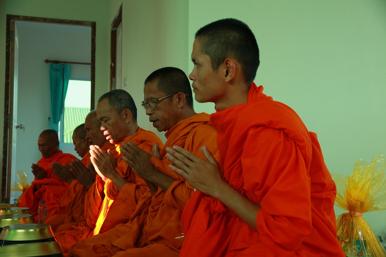 Budistinis, Vienuolis, Budizmas, Religinis, Tradicinis, Tailandas, Kultūrinis, Tajų, Nemokamos Nuotraukos,  Nemokama Licenzija