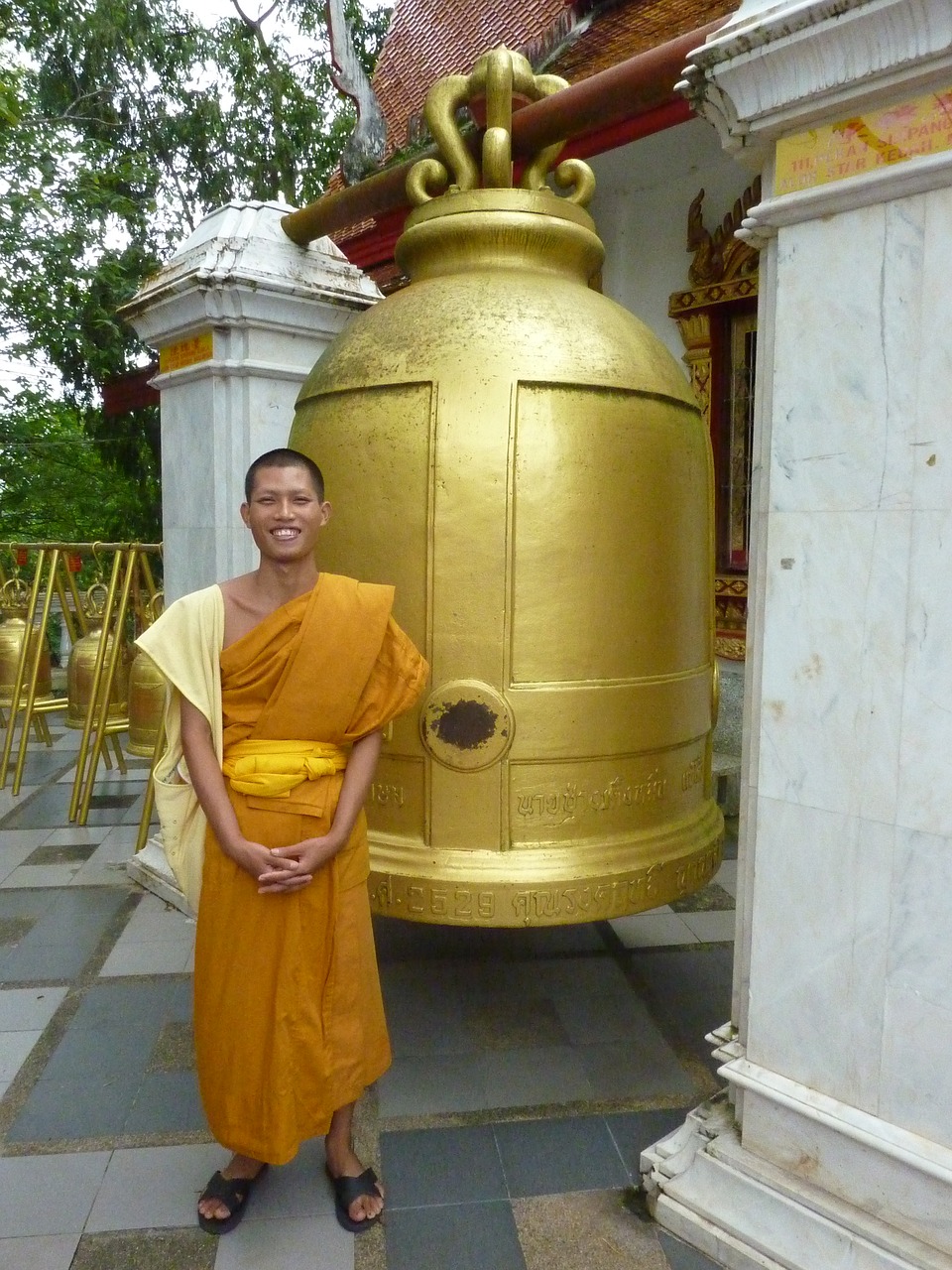Budistų Vienuolis, Tailandas, Varpas, Nemokamos Nuotraukos,  Nemokama Licenzija