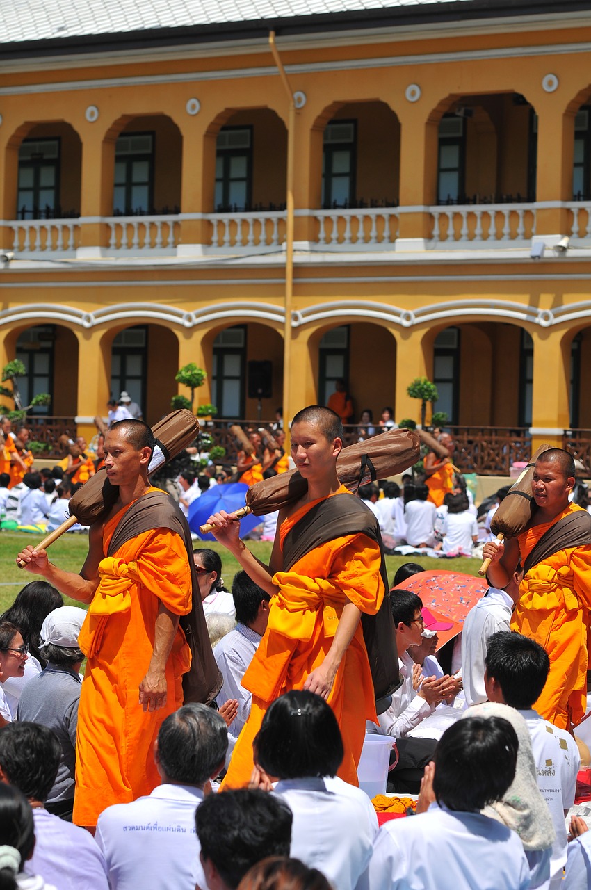 Budistų Vienuoliai, Vienuoliai, Medituoti, Tradicijos, Savanoris, Tailandas, Ritualas, Wat, Phra Dhammakaya, Šventykla