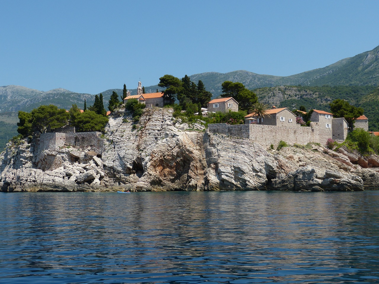 Budva,  Juodkalnija,  Balkan,  Adrijos Jūra,  Istoriškai,  Viduržemio Jūros,  Sala,  Šventasis Stefanas,  Šventasis Stjepanas,  Viešbutis