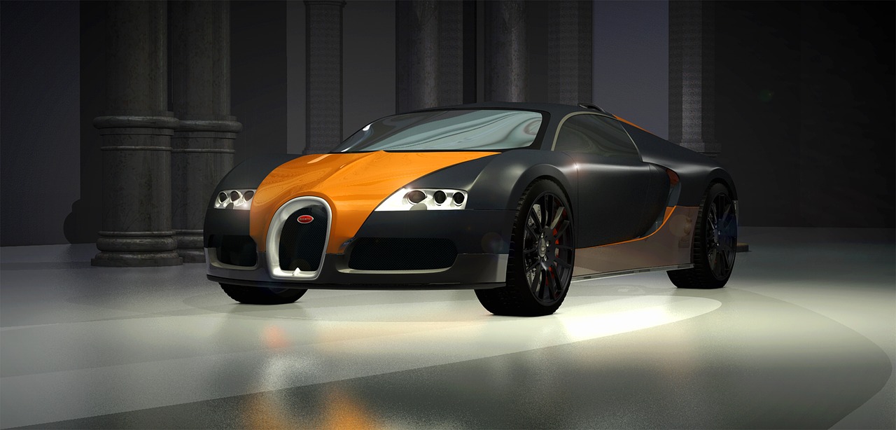Bugatti, Veyron, Automobilis, Automatinis, Bolidas, Prototipas, Atvaizdavimas, Tekstūra, 3D Modelis, Bugatti Veyron