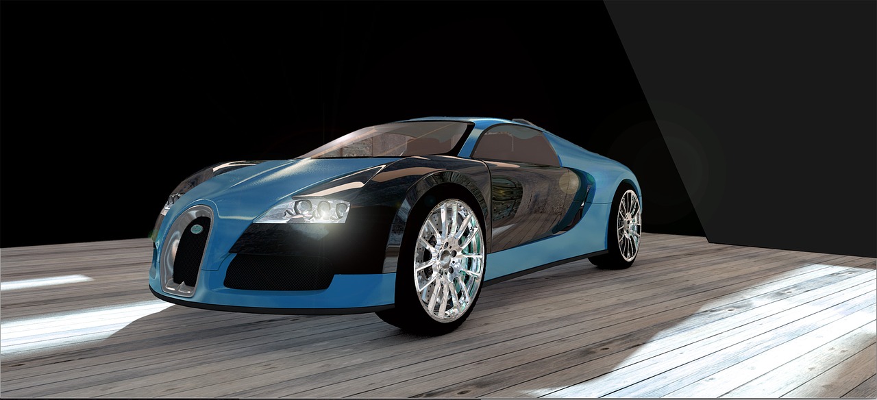 Bugatti, Veyron, Sportinė Mašina, Automobilis, Automatinis, Bolidas, Prototipas, Atvaizdavimas, Tekstūra, 3D Modelis