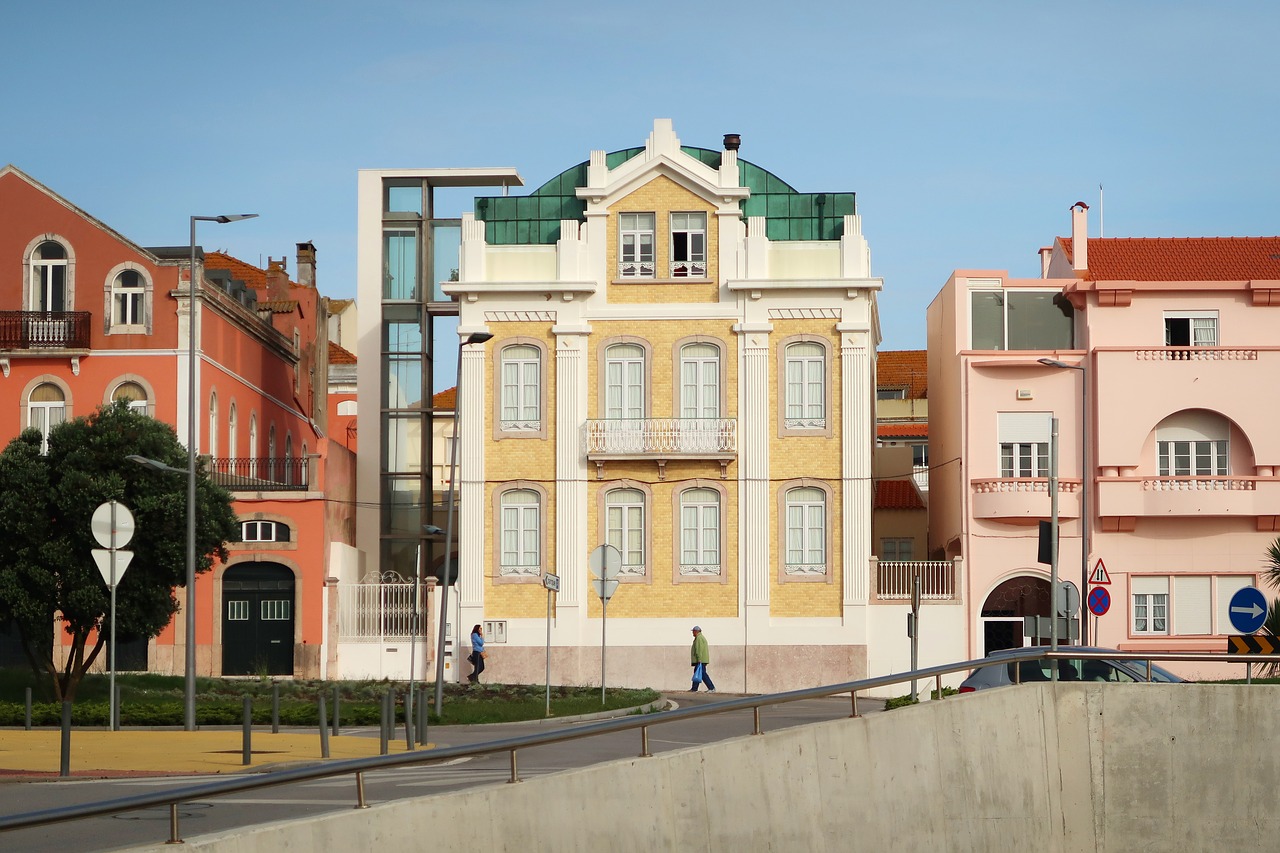 Pastatas, Portugal, Miestas, Costa Da Caparica, Nemokamos Nuotraukos,  Nemokama Licenzija