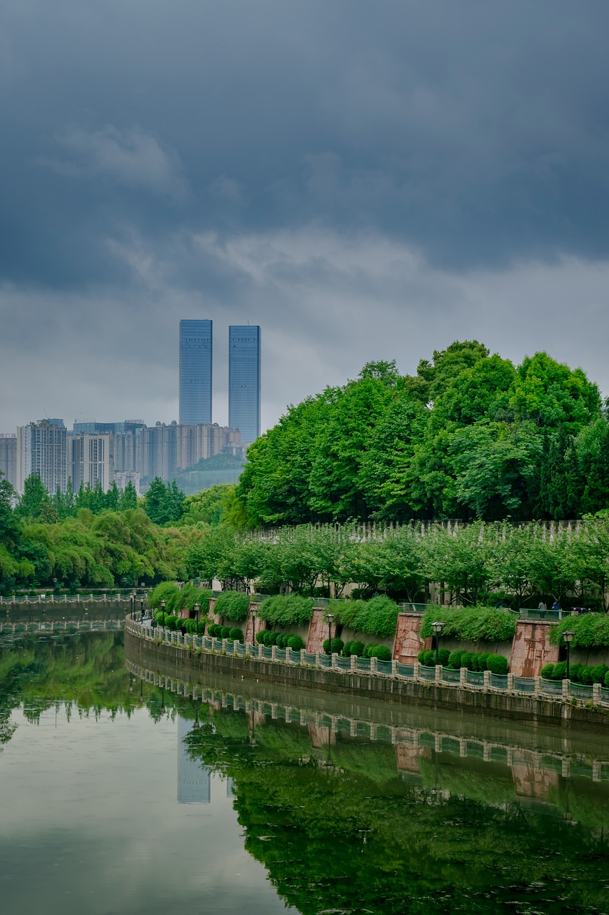 Statyba,  Miestas,  Paukščio Skrydžio Vaizdas,  Turizmas,  Dangus,  Guiyang,  Nanming Upės,  Guizhou, Nemokamos Nuotraukos,  Nemokama Licenzija