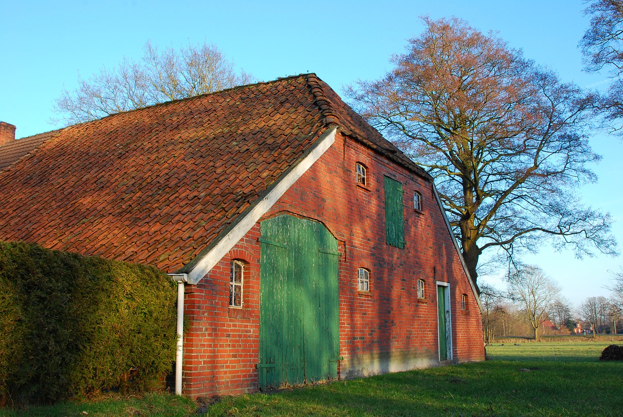 Pastatas, Feenhaus, Rytinė Frisia, Stogas, Senas Namas, Praeitis, Žemdirbystė, Gyvenamoji Vieta, Nostalgiškas, Nemokamos Nuotraukos