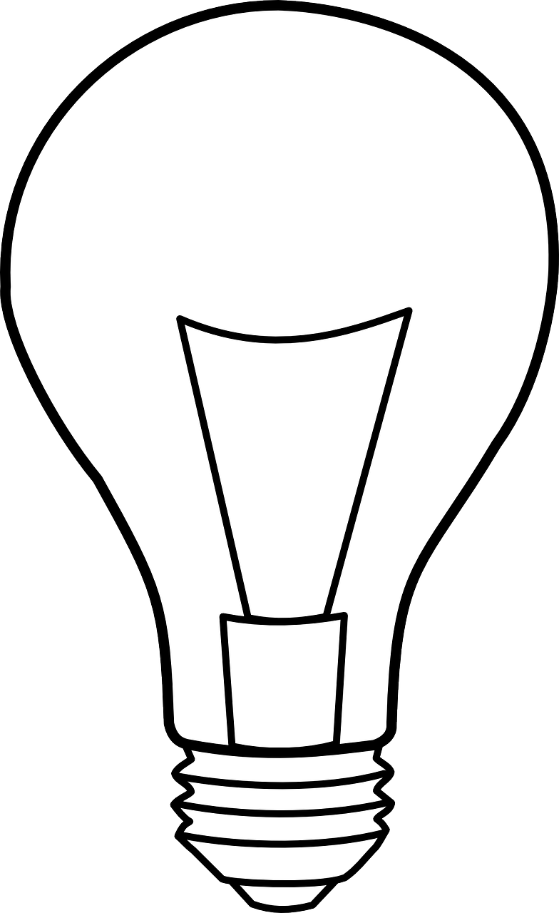 Lemputė, Idėja, Šviesa, Elektros Lemputė, Energija, Elektra, Lemputė, Nemokama Vektorinė Grafika, Nemokamos Nuotraukos,  Nemokama Licenzija