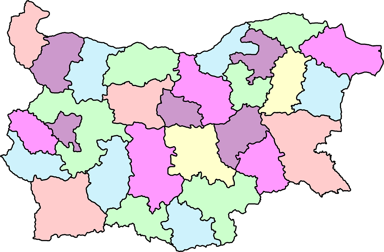 Bulgarija, Sienos, Europa, Žemėlapis, Nemokama Vektorinė Grafika, Nemokamos Nuotraukos,  Nemokama Licenzija