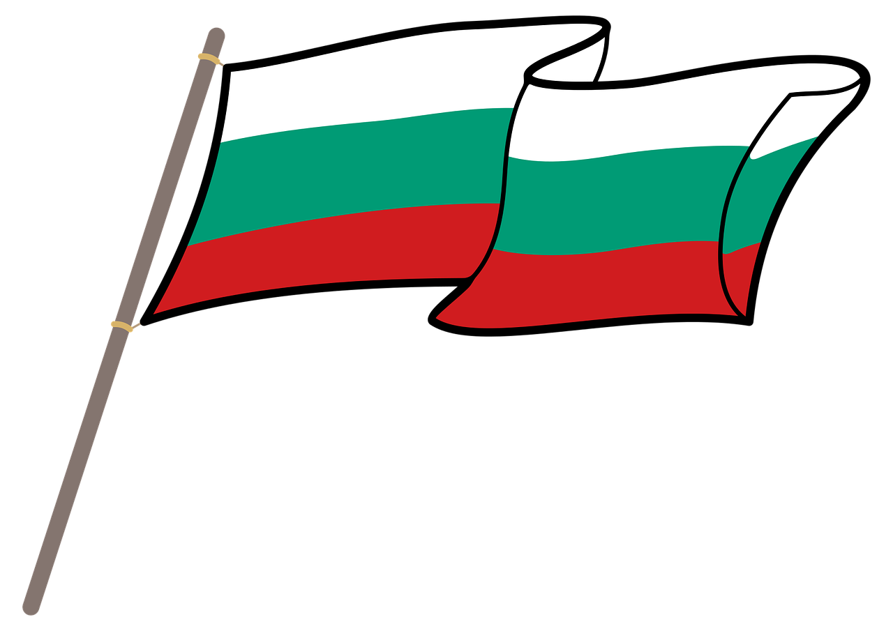 Bulgarija, Vėliava, Grafika, Nacionalinės Spalvos, Stiebu, Simbolis, Nėra Fono, Audringas, Powiewająca, Bulgarijos Vėliava
