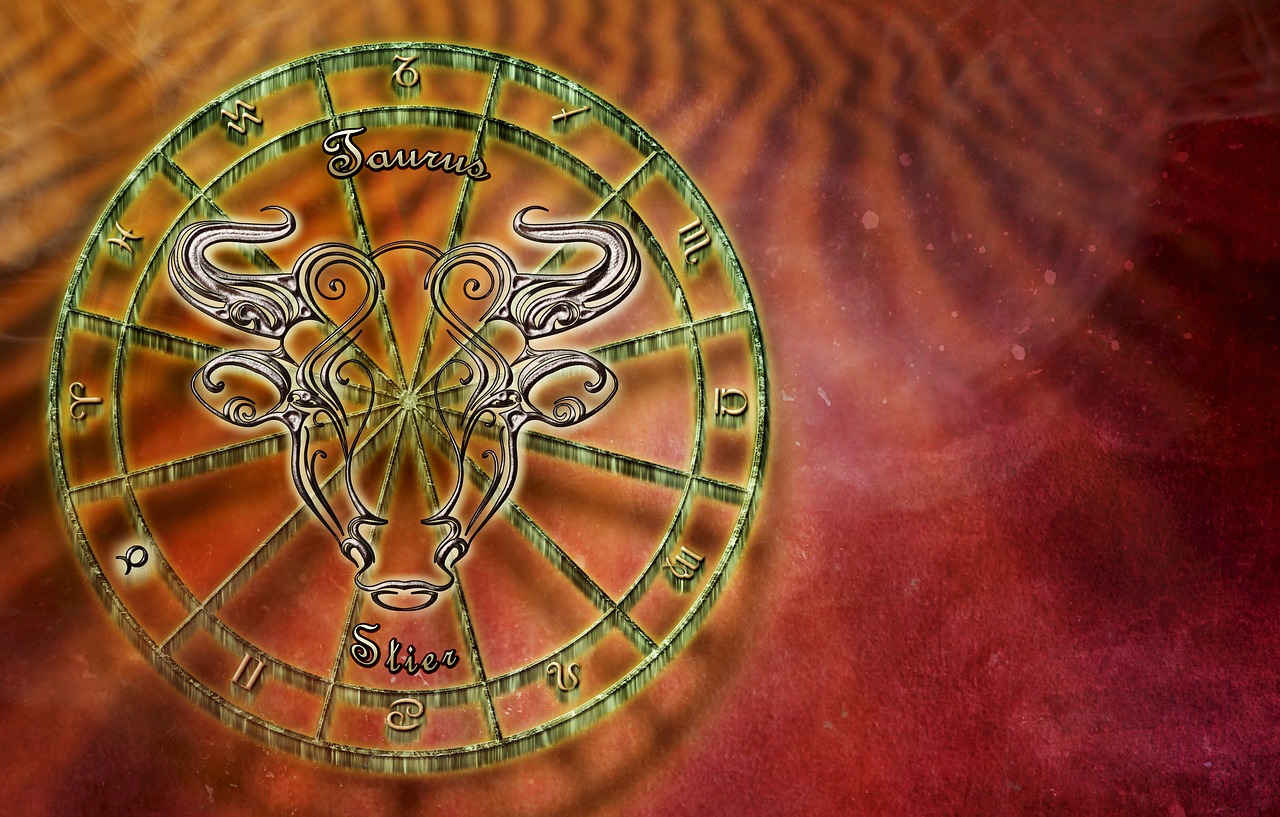 Bulius, Zodiako Ženklas, Horoskopas, Astrologija, Simbolis, Zodiako, Taurus, Naujasis Amžius, Interpretacija, Raudona