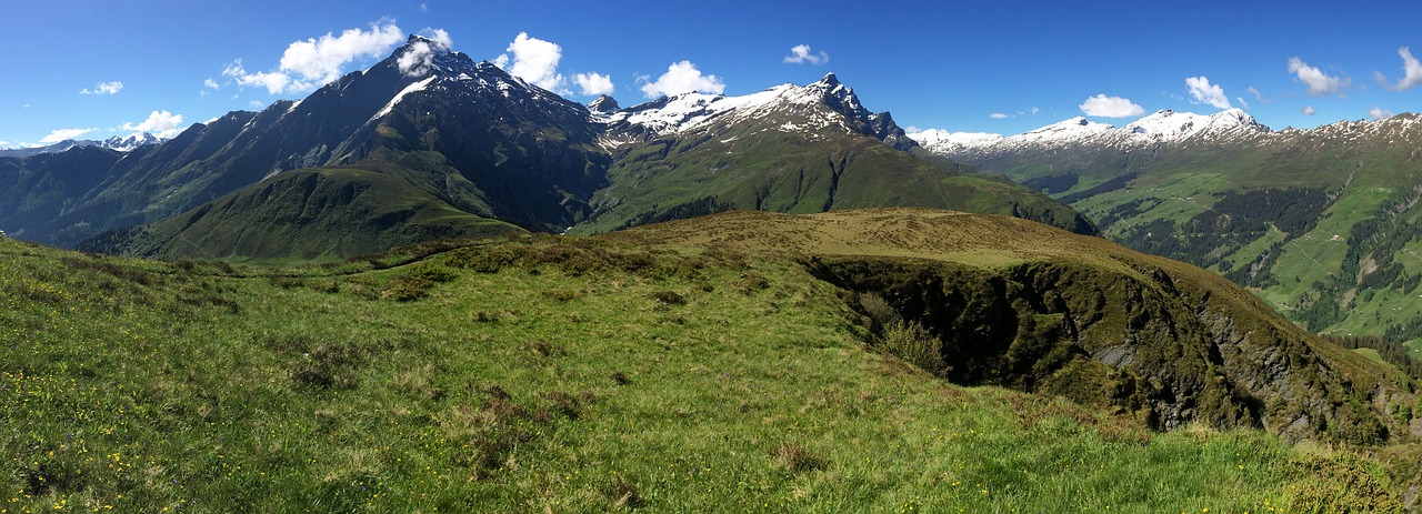 Bündnerland, Graubünden, Stiklo Įdomus, Vaizdas, Kalnai, Panorama, Alpių, Kraštovaizdis, Vanduo, Šveicarija