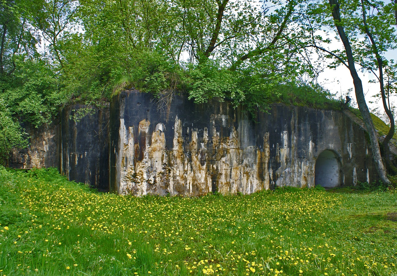 Bunkeris, Tvirtovė, Gynyba, Dizaino, Paminklas, Bastionas, Osowiec, Saugumas, Kariuomenė, Gynybinė Siena