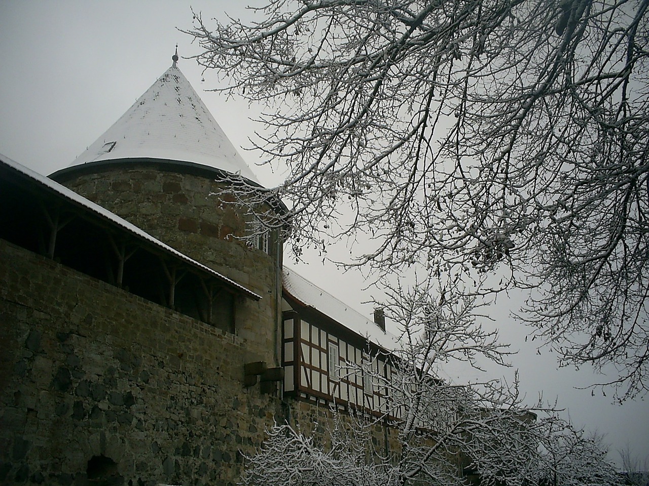 Burg Erzberg, Žiema, Sniegas, Žiemos Magija, Nemokamos Nuotraukos,  Nemokama Licenzija