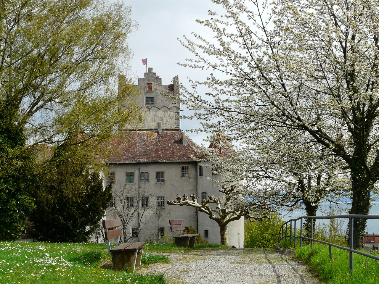 Burg Meersburg, Senoji Pilis, Vyresnysis, Meersburgas, Ežero Konstanta, Pilis, Pastatas, Kalvos Pilis, Architektūra, Nemokamos Nuotraukos