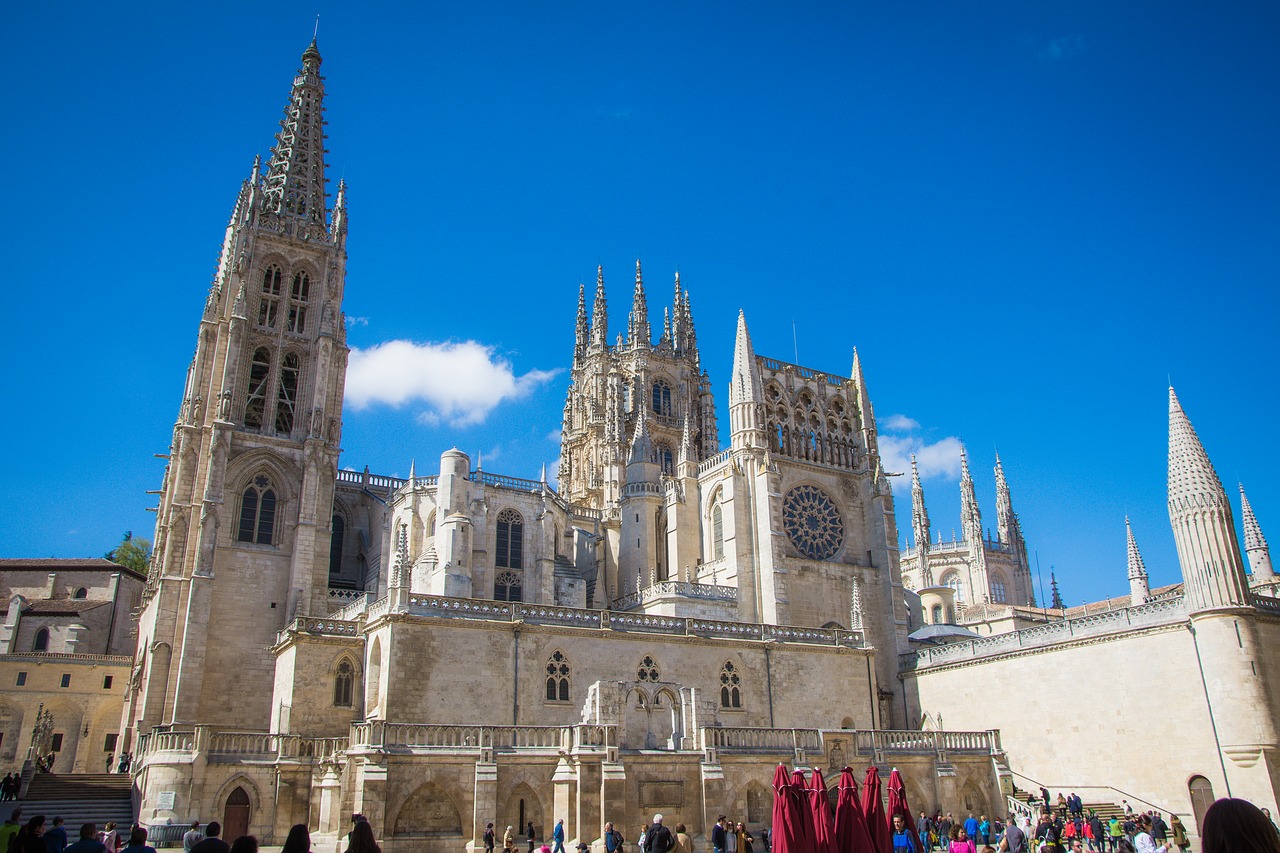 Burgos, Katedra, Ispanija, Bažnyčia, Bokštas, Pastatas, Architektūra, Leonas, Castilla, Miestas