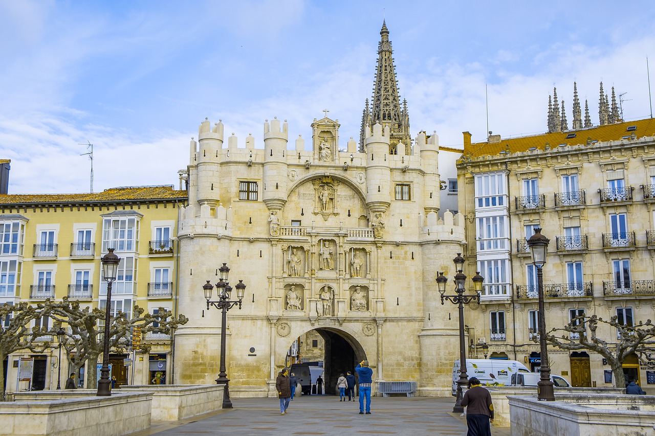 Burgos, Vartai, Islamas, Musulmonas, Ispanija, Architektūra, Įėjimas, Senas, Akmuo, Castilla