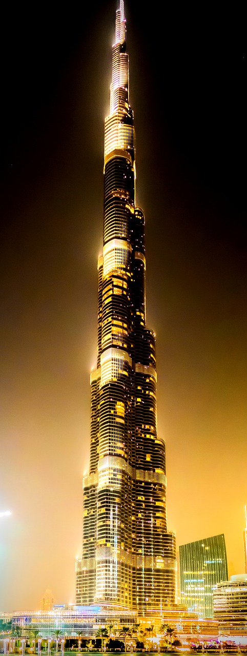 Burj Khalifa, Dubai, Dangoraižis, Architektūra, Dubai Miestas, Bokštas, Aukštas, Pastatas, Bursch Khalifa, Aukščiausias Pastatas