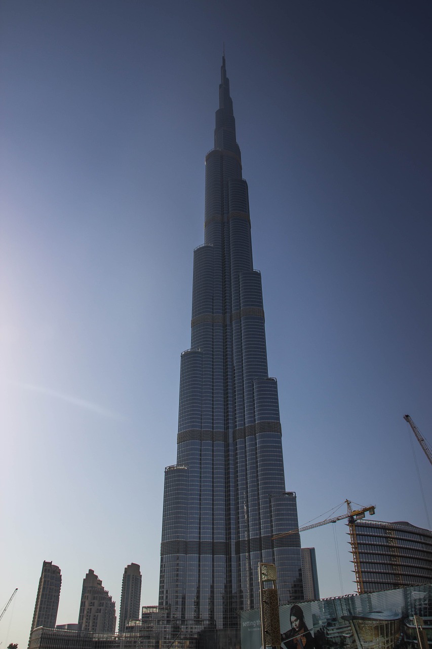 Burj Khalifa, Aukščiausias Pasaulyje Pastatas, Dubai, Dangoraižis, U E E, Dubai Miestas, Pasaulio Rekordas, Nemokamos Nuotraukos,  Nemokama Licenzija