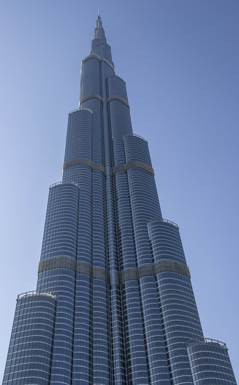 Burj Khalifa, Aukščiausias Pasaulyje Pastatas, Dubai, Dangoraižis, U E E, Miestas, Pasaulio Rekordas, Aukštas, Architektūra, Nemokamos Nuotraukos
