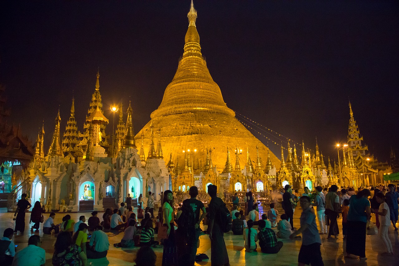 Burma, Yangoun, Šventykla, Nemokamos Nuotraukos,  Nemokama Licenzija