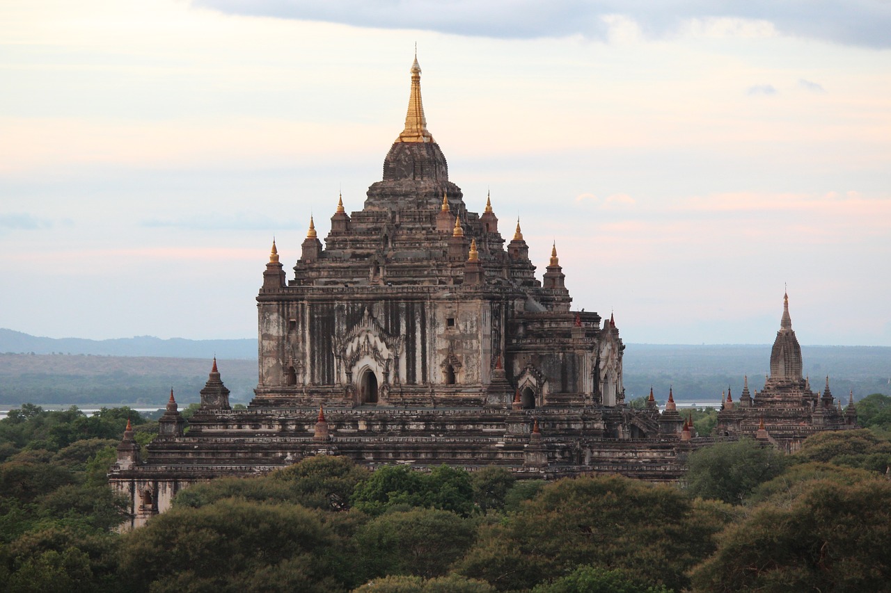 Burma, Šventykla, Mianmaras, Bagan, Stupa, Budizmas, Pagoda, Asija, Buda, Šventyklos Kompleksas