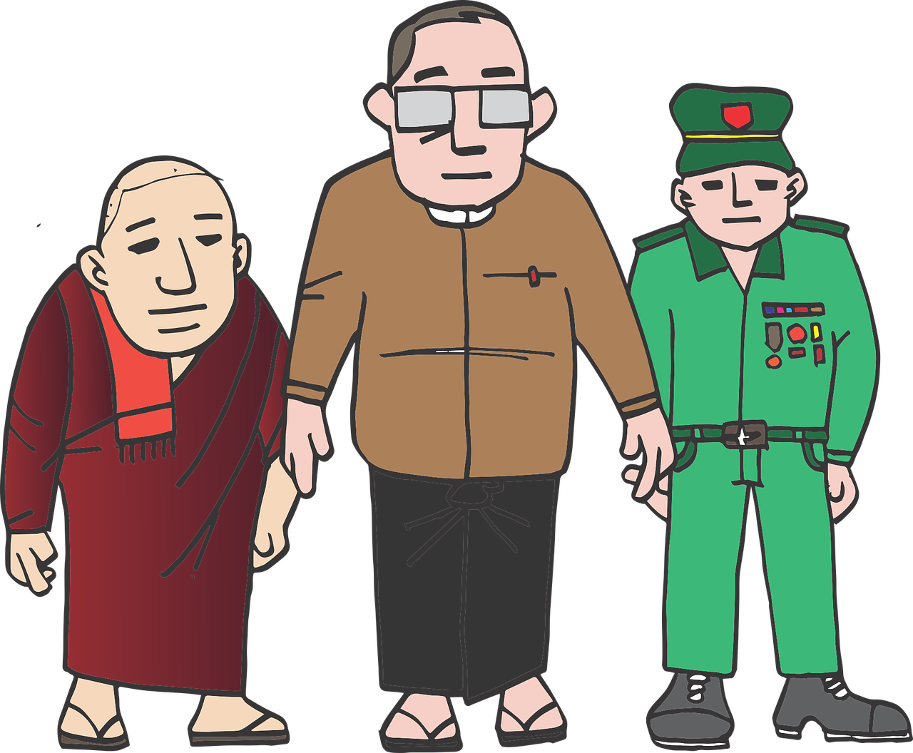 Burma, Prezidentas, Vienuolis, Kariuomenės Vadas, Lu Gyi, Kareivis, Bendri Pasakojimai, Politika, Vyriausybė, Burmese