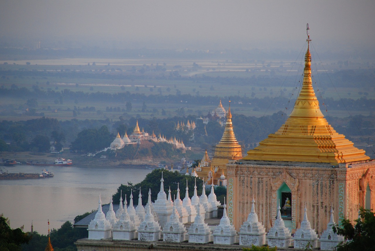 Burma, Šventykla, Mianmaras, Kraštovaizdis, Stupa, Nemokamos Nuotraukos,  Nemokama Licenzija