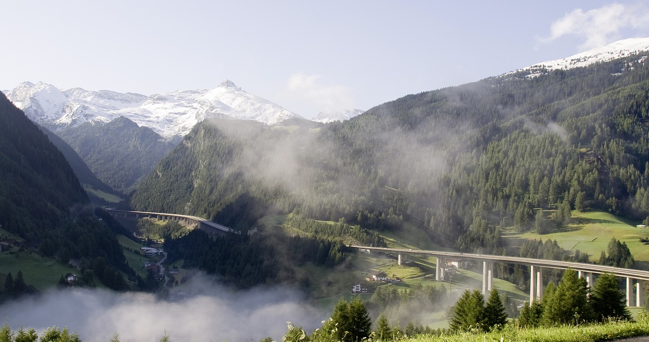 Degiklis, Rūkas, Greitkelis, Tyrol, Kalnai, Austria, Vasara, Nemokamos Nuotraukos,  Nemokama Licenzija