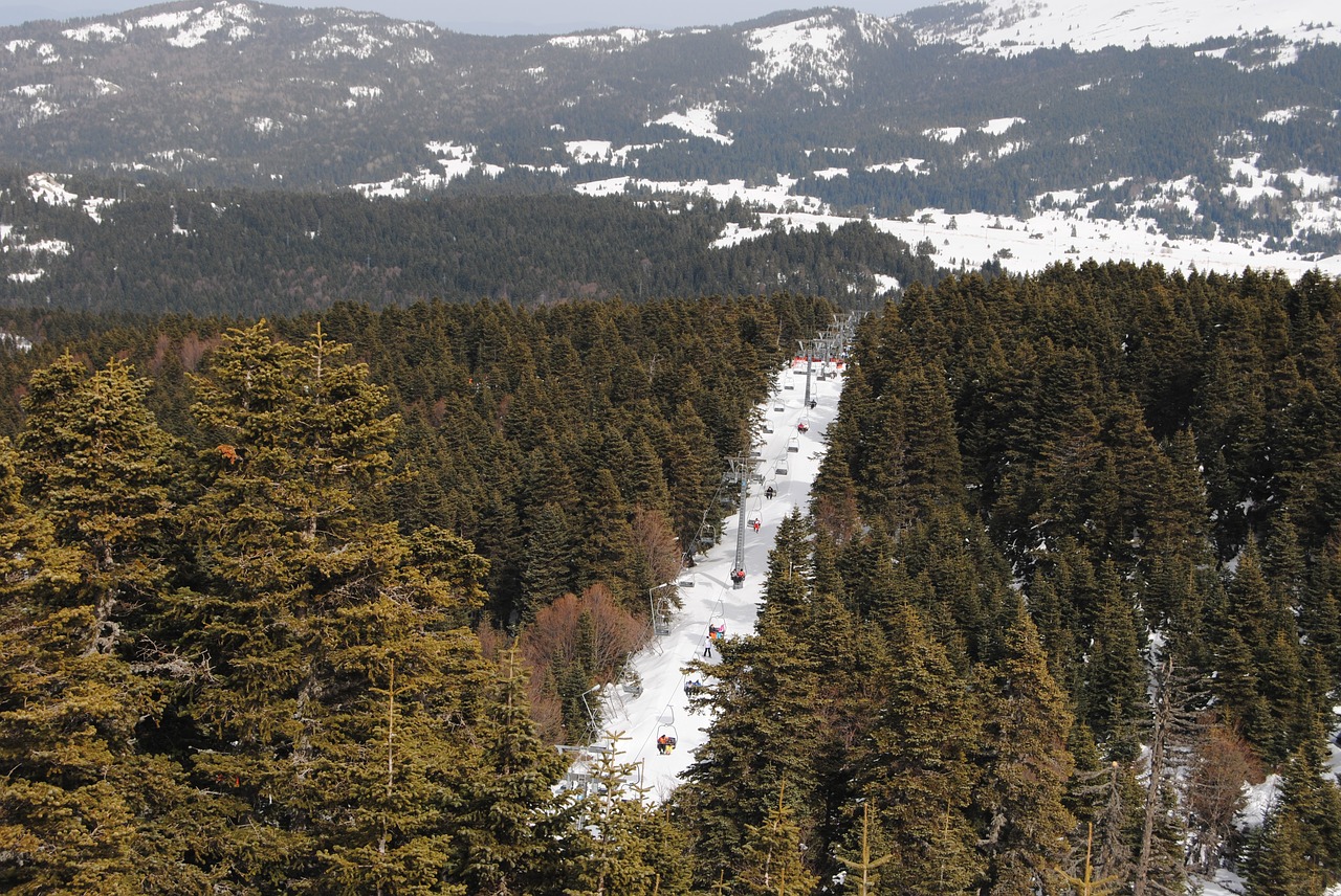 Bursa, Uludağ, Slidinėjimas, Liftas, Medis, Sniegas, Kalnas, Žiema, Šventė, Nemokamos Nuotraukos