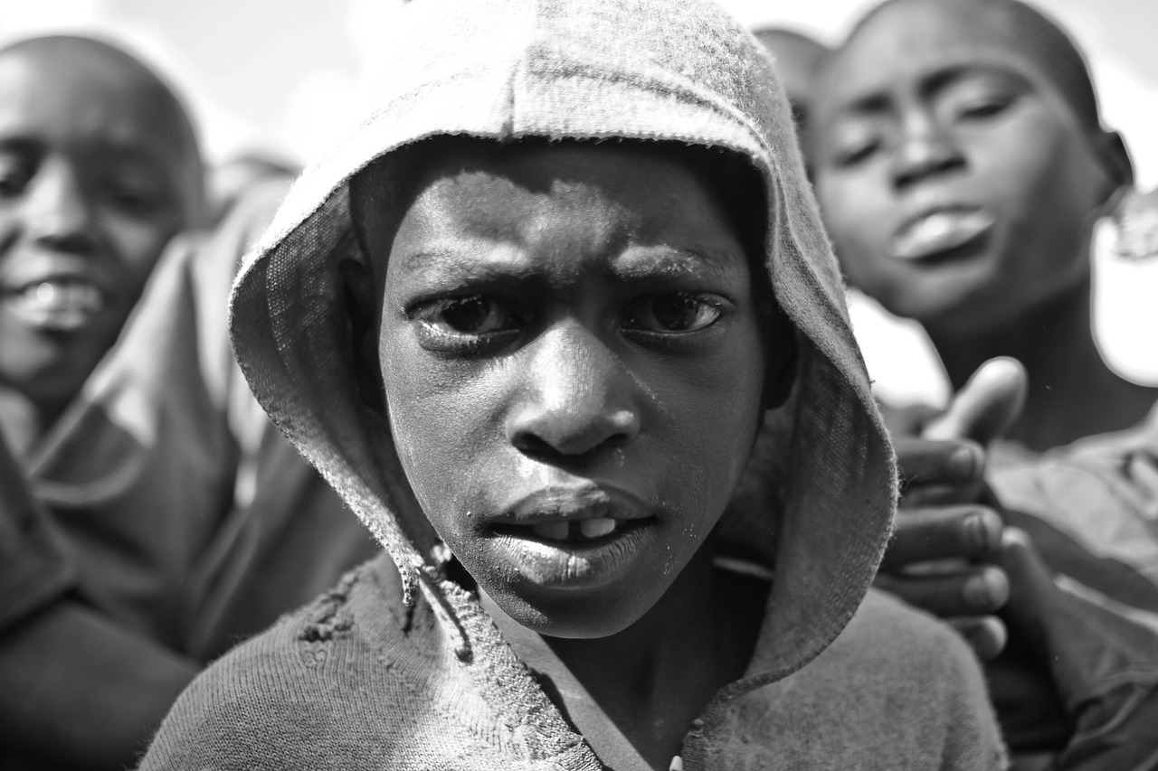Burundis, Vaikas, Juoda, Afrikos, Juoda Ir Balta, Nuotrauka, Veidas, Portretas, Juoda Oda, Nemokamos Nuotraukos