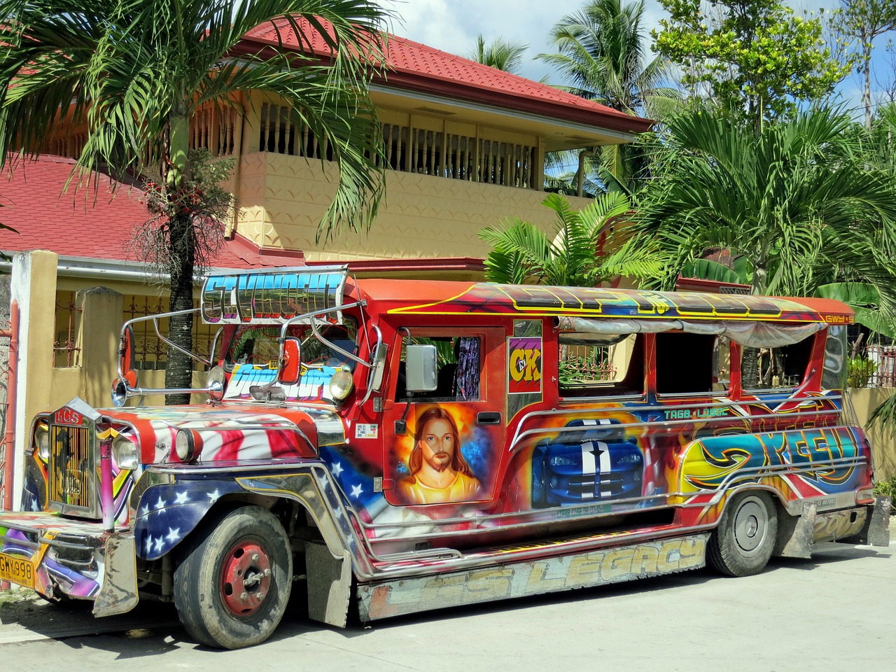 Autobusas, Jeepney, Spalvinga, Transportas, Transporto Priemonė, Visuomenė, Filipinas, Nemokamos Nuotraukos,  Nemokama Licenzija