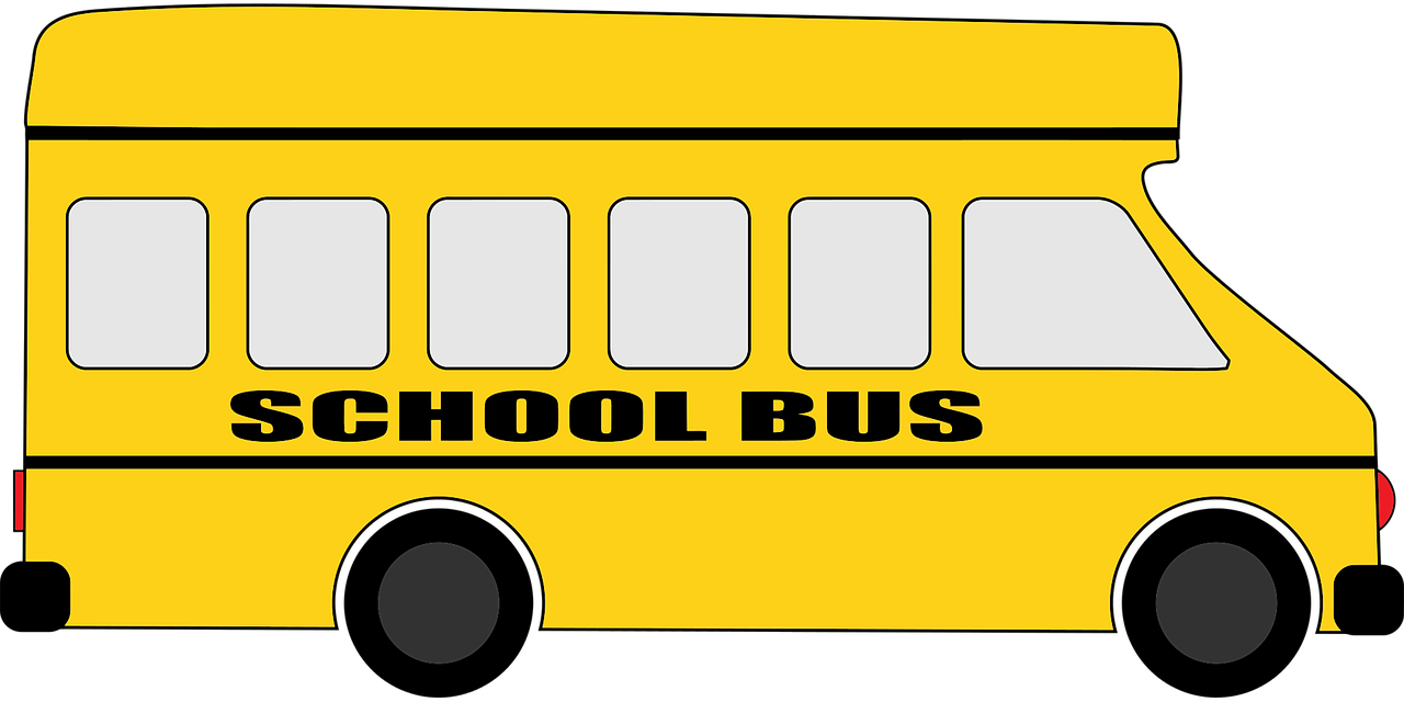 Autobusas, Vaikai, Švietimas, Mokymasis, Mokykla, Gabenimas, Sunkvežimis, Transporto Priemonė, Geltona, Nemokama Vektorinė Grafika