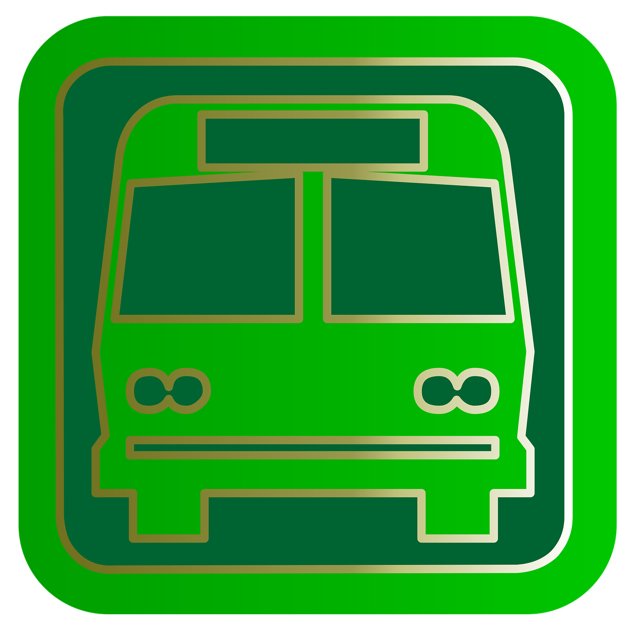 Autobusas, Viešasis Transportas, Mygtukas, Simbolis, Žalias, Internetas, Ženklas, Kelionė, Transportas, Tvarkaraštis
