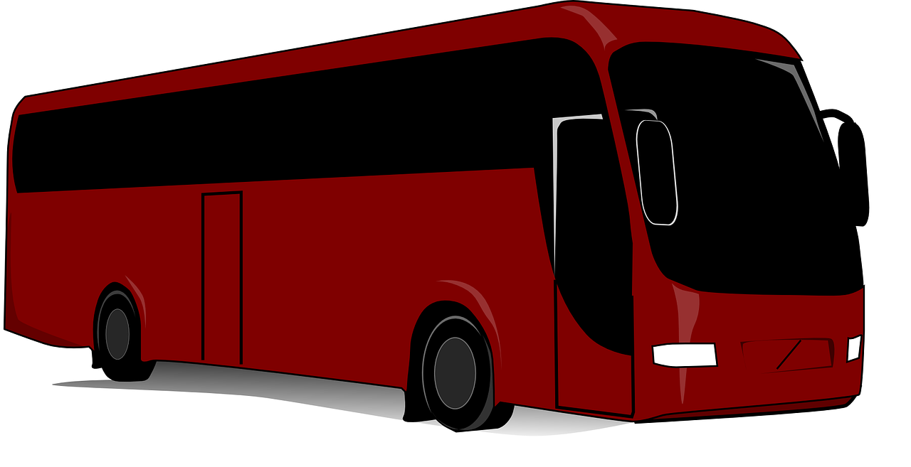 Autobusas, Raudona, Automobilis, Nemokama Vektorinė Grafika, Nemokamos Nuotraukos,  Nemokama Licenzija