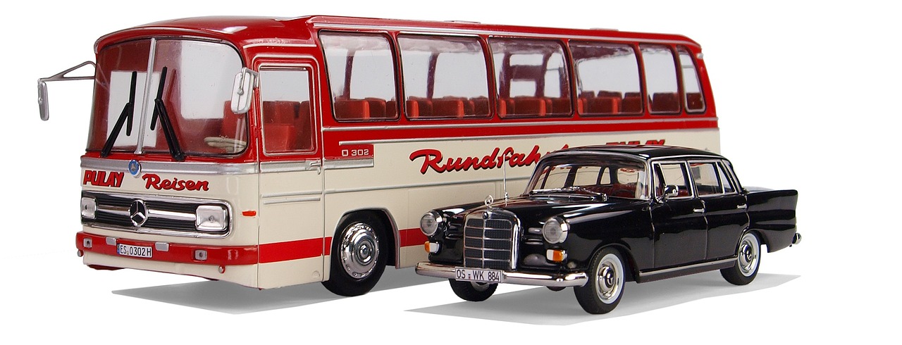 Autobusai, Pkw, Modeliniai Automobiliai, Mercedes Benz, Hobis, Laisvalaikis, Oldtimer, Modeliai, Modelis, Surinkti