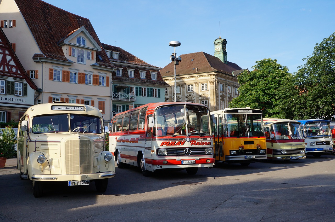 Autobusai, Autobusas, Oldtimer, Istoriškai, Susitikimas, Esslingen, Nemokamos Nuotraukos,  Nemokama Licenzija