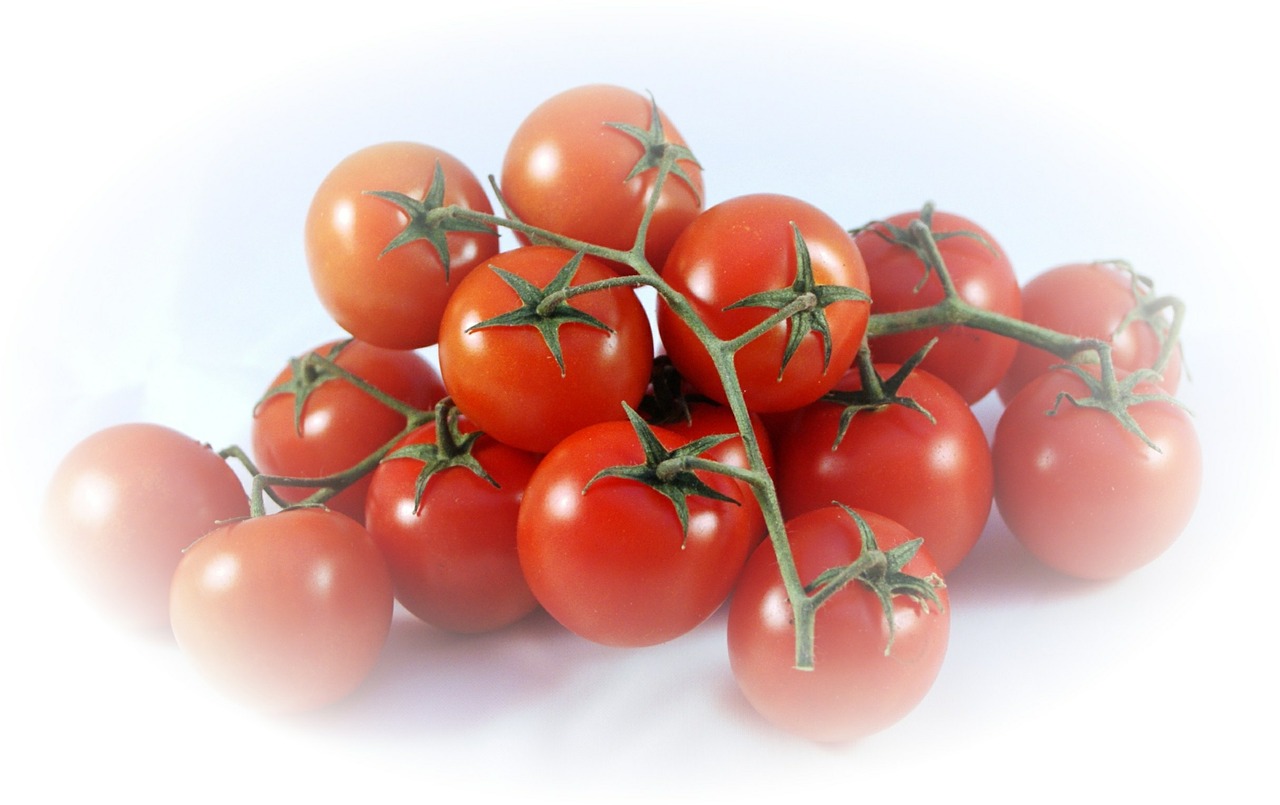 Krūmų Pomidorai, Pomidorai, Raudona, Maistas, Sveikas, Virėjas, Valgyti, Frisch, Vitaminai, Daržovės