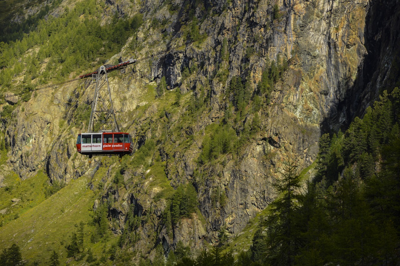 Kabelis, Alpių, Swiss Alps, Zermatt, Gondola, Gamta, Kalnai, Kraštovaizdis, Kalnų Geležinkelis, Alpinistas