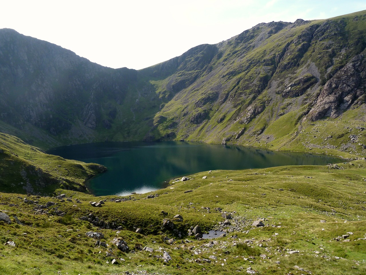 Cadar Idris, Kalnas, Snieguotė, Žalias, Uk, Jungtinė Karalystė, Velso, Vanduo, Valų Kalba, Pasivaikščiojimai